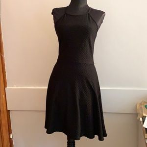 Black halter top dress